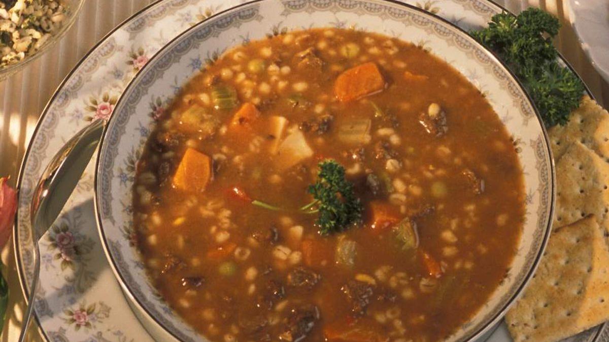 Beef and barley soup