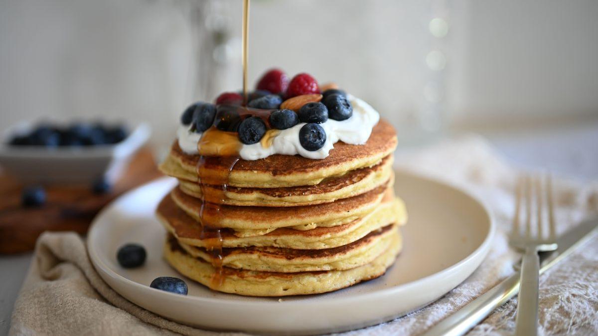 Blueberry pancakes