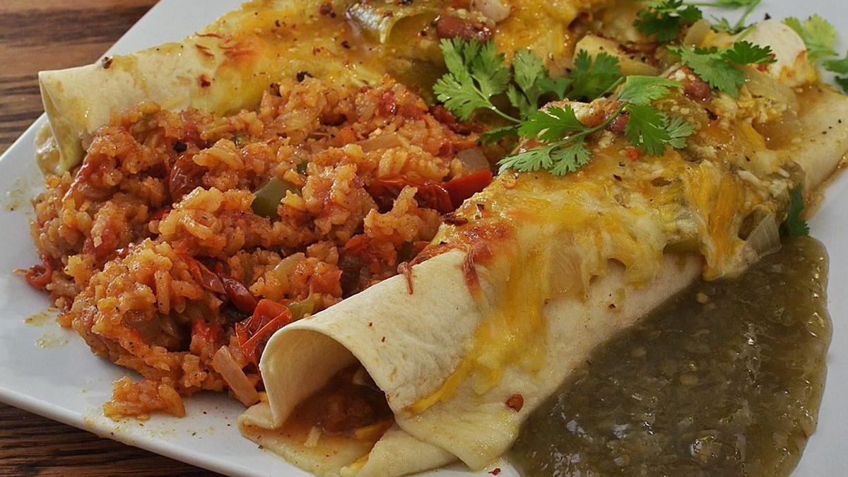 Chicken enchiladas