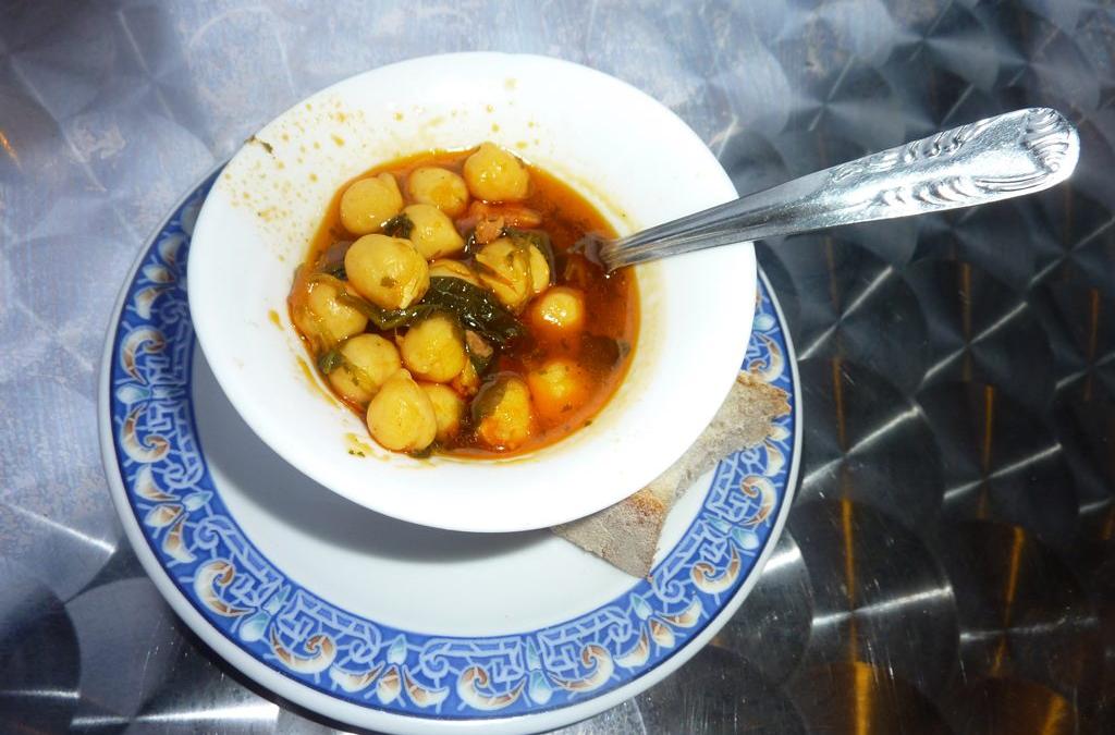 Chickpea, Chorizo & Spinach Stew