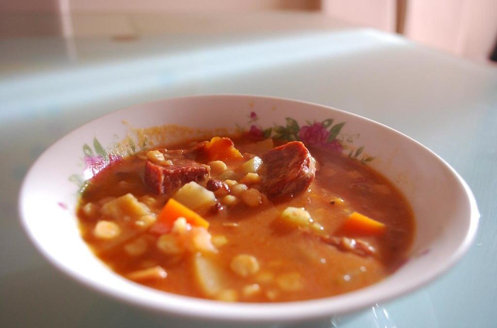 Chorizo & Chickpea Soup