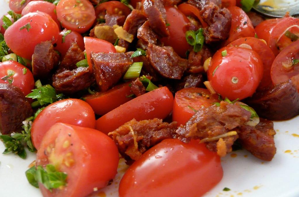 Chorizo & Tomato Salad