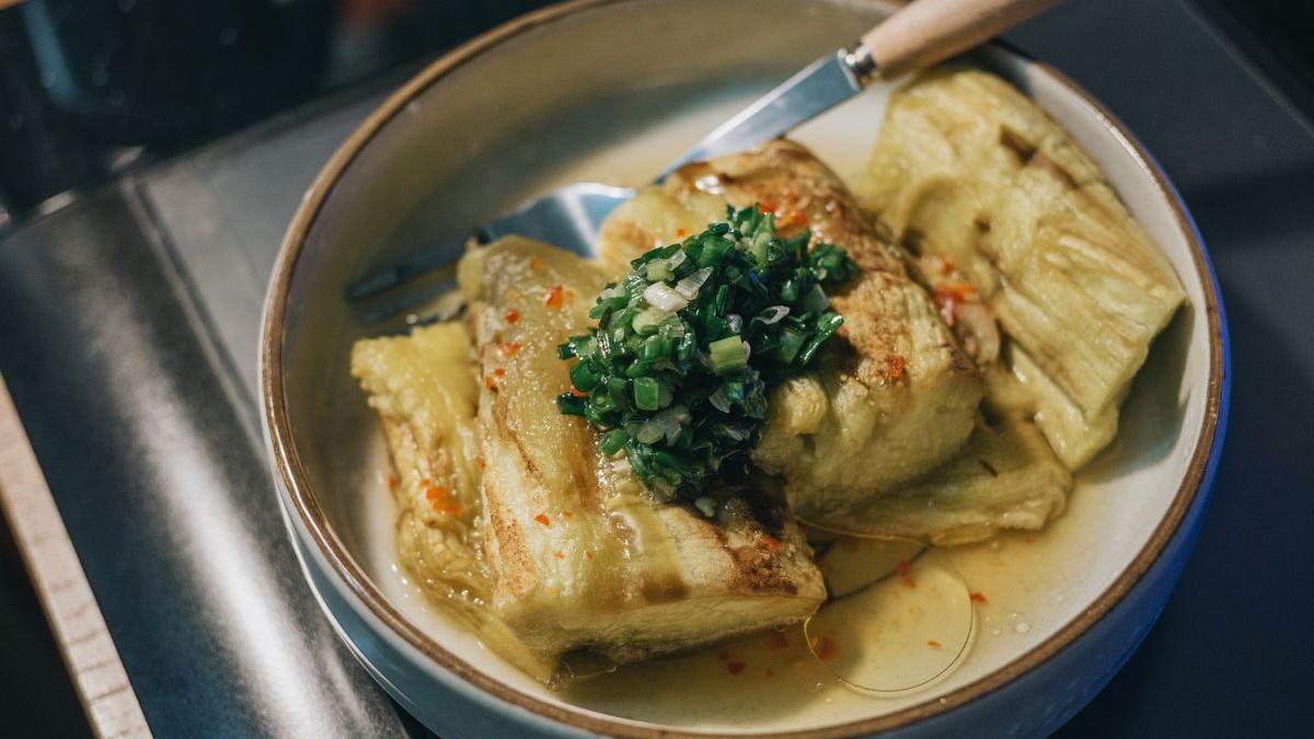 Gaji Namul (Steamed Eggplant Side)