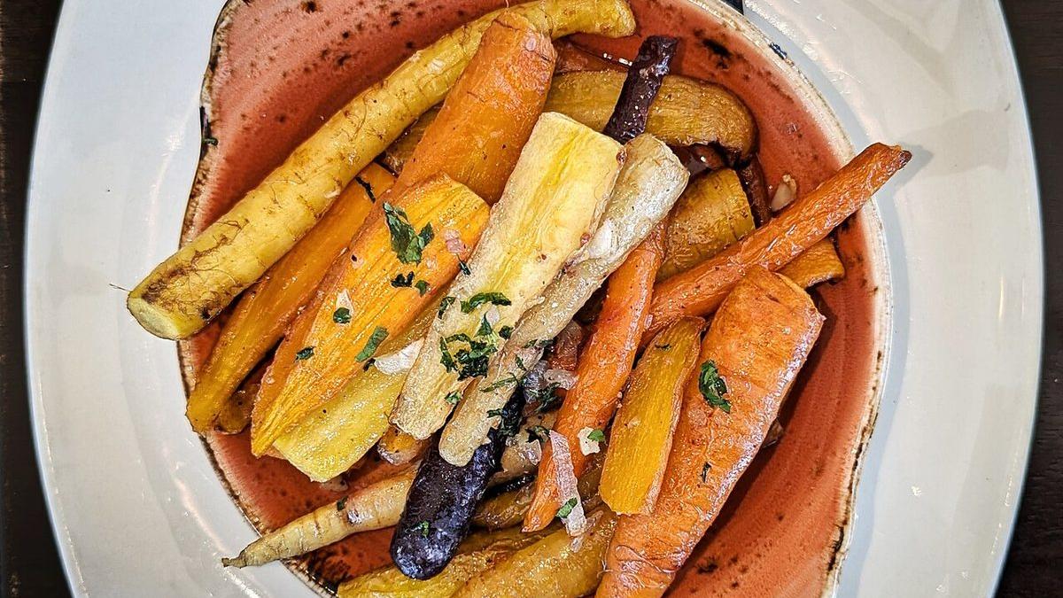 Honey roasted carrots