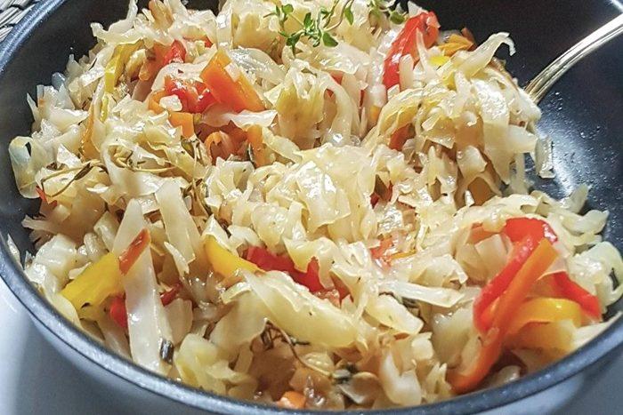 Jamaican Steamed Cabbage