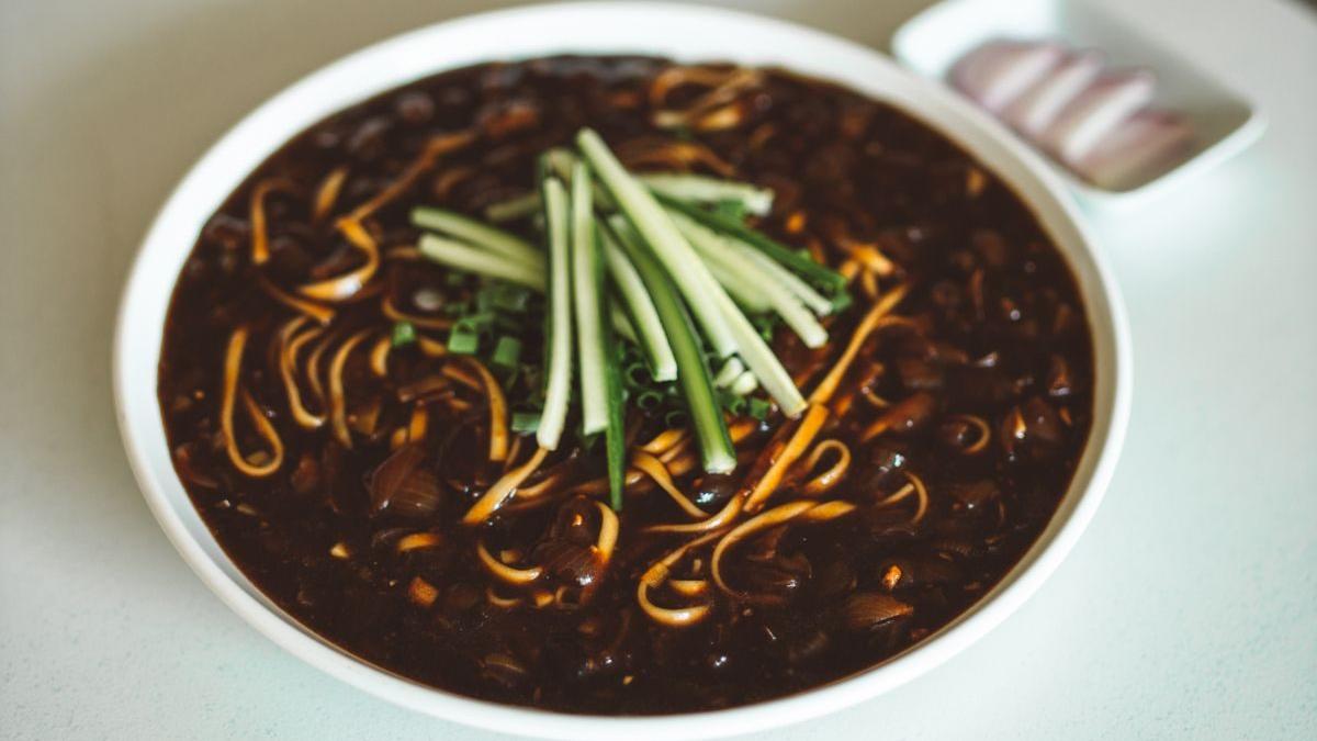 Jjajangmyeon (Black Bean Noodles)
