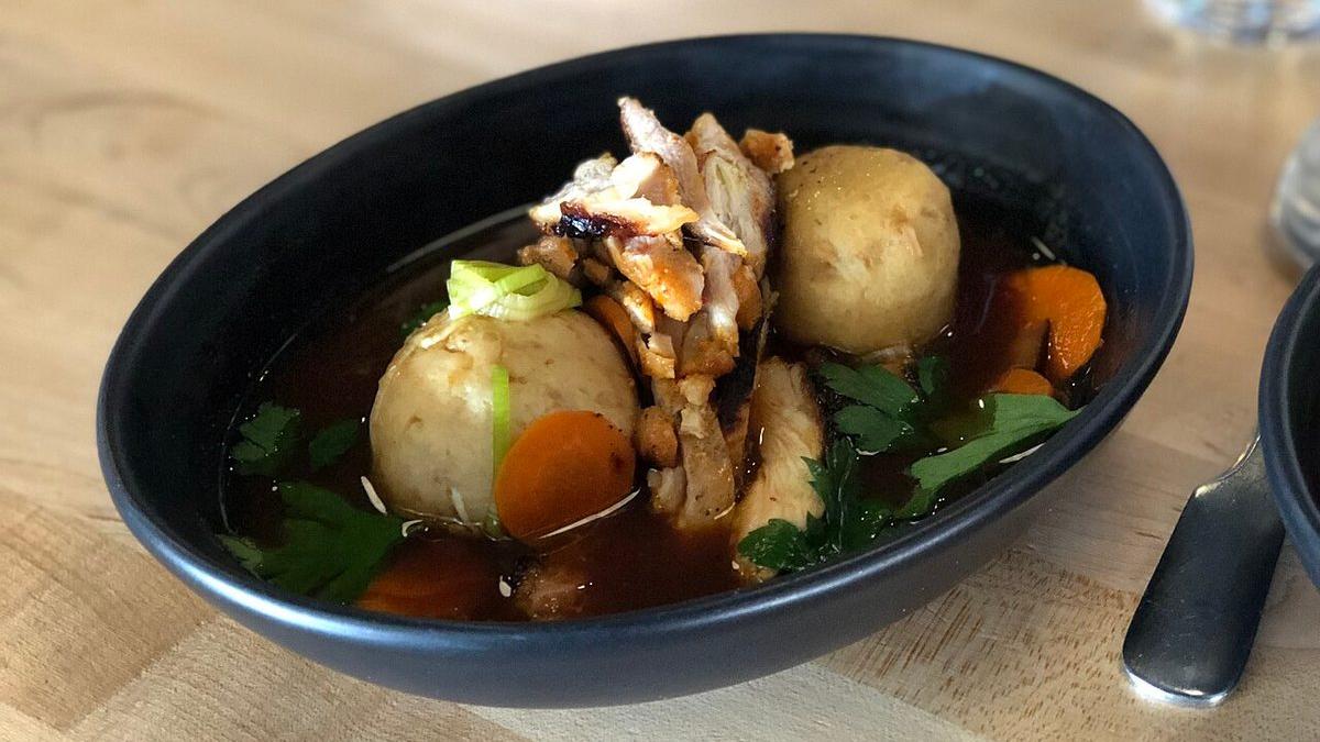 Matzo ball soup
