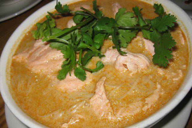 Salmon Noodle Soup