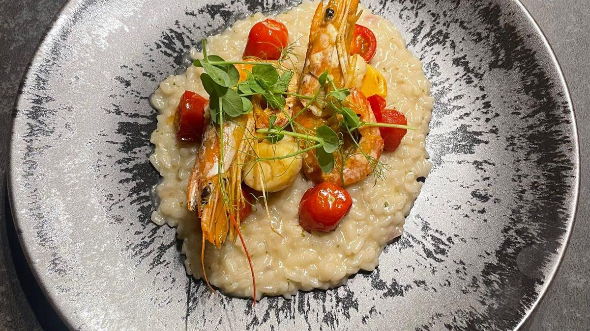 Salmon & Shrimp Risotto