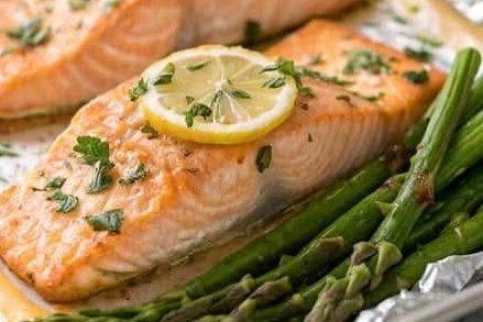 Sheet-Pan Salmon & Asparagus