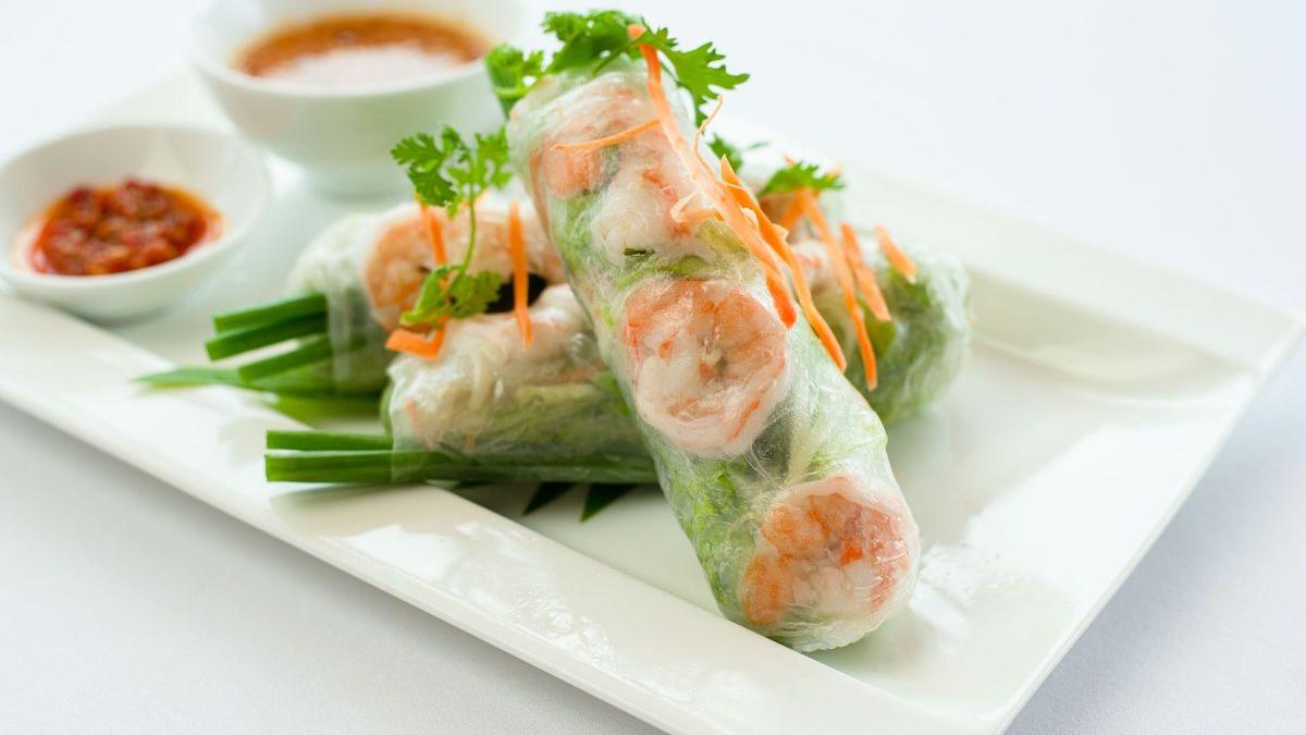 Vietnamese Shrimp Spiralized Rolls